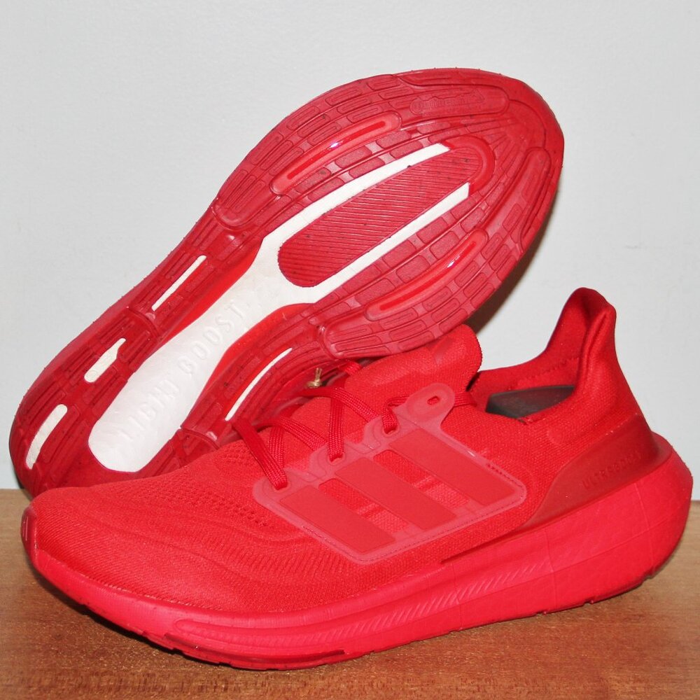 Adidas UltraBoost Light Running Shoes Scarlet Red Mens 12